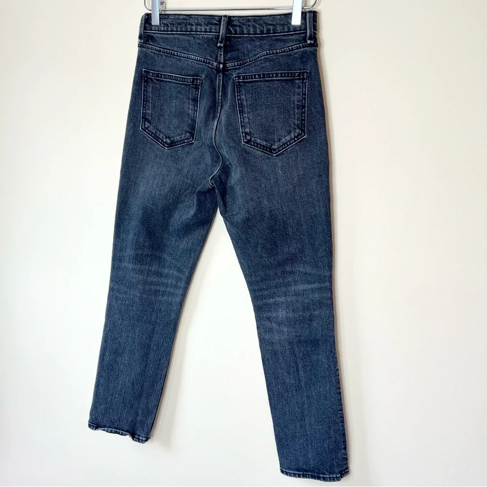 Rag & Bone Ankle Cigarette Jean in Black BK Bunnys Denim Size 26